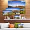 Designart - Still Waters of Fall Lake - Landscape Canvas Art Print